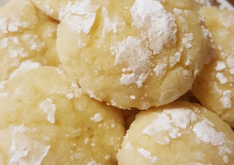 Easiest Way to Prepare Veloce Biscotti morbidi al limone effetto craquele