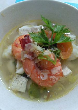 Foto resep Sup udang tahu pentol