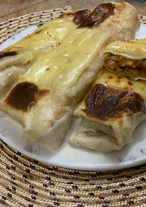 صورة لوصفة صينية الشاورما بالخبز العربي