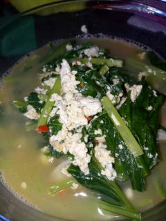 Foto resep Cah sawi kuah telur