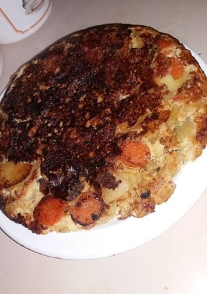 Una foto de Tortilla de verduras