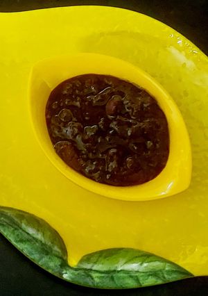 A picture of JAMUN (Indian black berry) CHUTNEY.