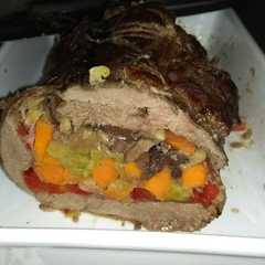 Una foto de Lomo relleno con vegetales