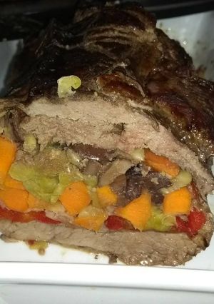 Una foto de Lomo relleno con vegetales