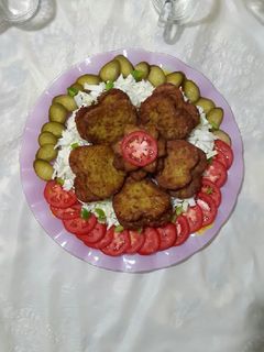 عکسی از دستور کتلت سیب زمینی