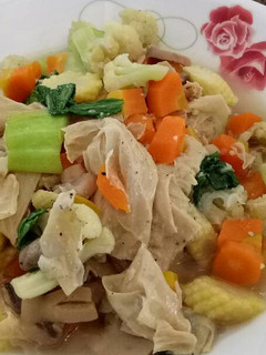 Foto resep Capcay kembang tahu