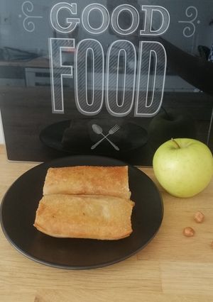 Une photo de Cigares pommes noisettes cannelle