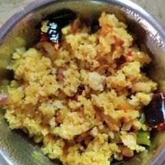 A picture of Idli upma.