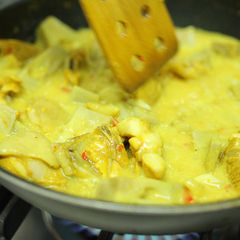 A picture of Young Jackfruit gravy(Sayur nangka).