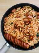 cách làm mì spaghetti sốt cà chua thịt lợn