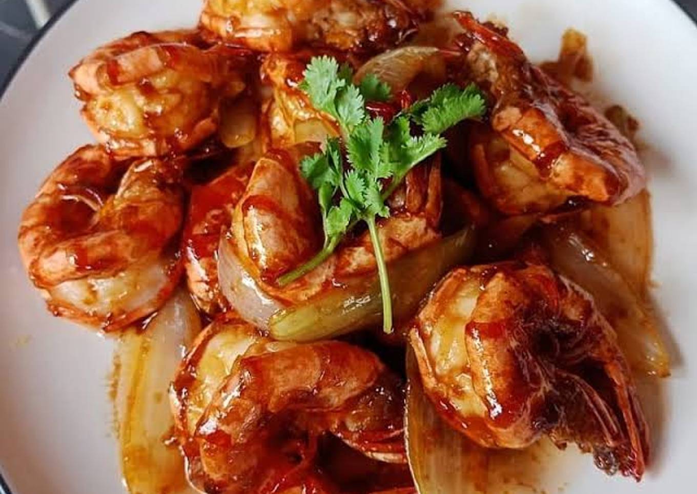 Udang Goreng Mentega Simple