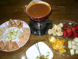 Fondue de dulce de leche simple