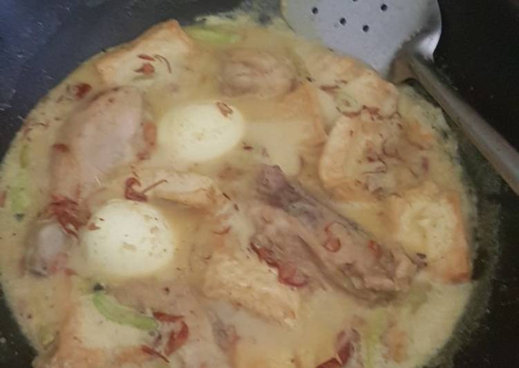 Resep Kare ayam tahu telur endess yang Bisa Manjain Lidah