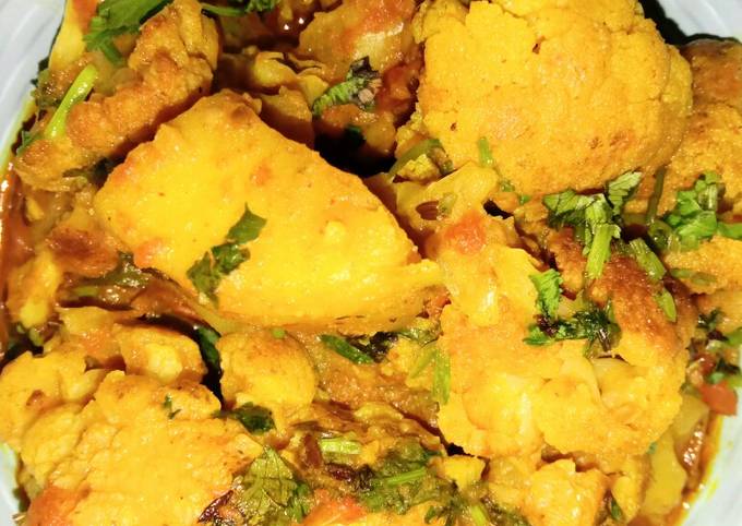 Easiest Way to Prepare Super Quick Homemade Aloo gobhi sabzi