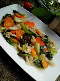 Foto resep Tumis Jamur Pokcoy