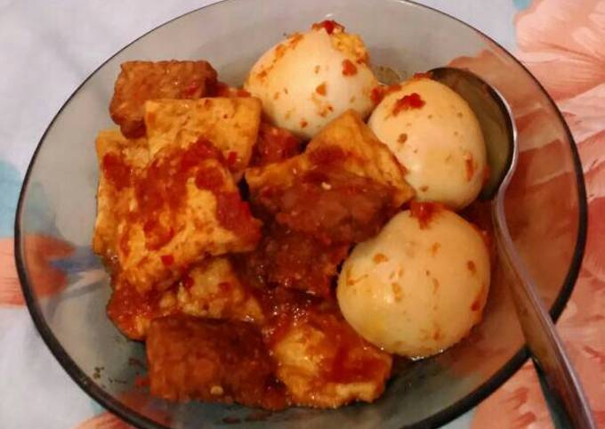 Resep: Bali Tahu,Telur,Tempe Yang Enak