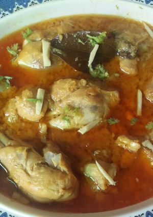 A picture of Chicken korma.