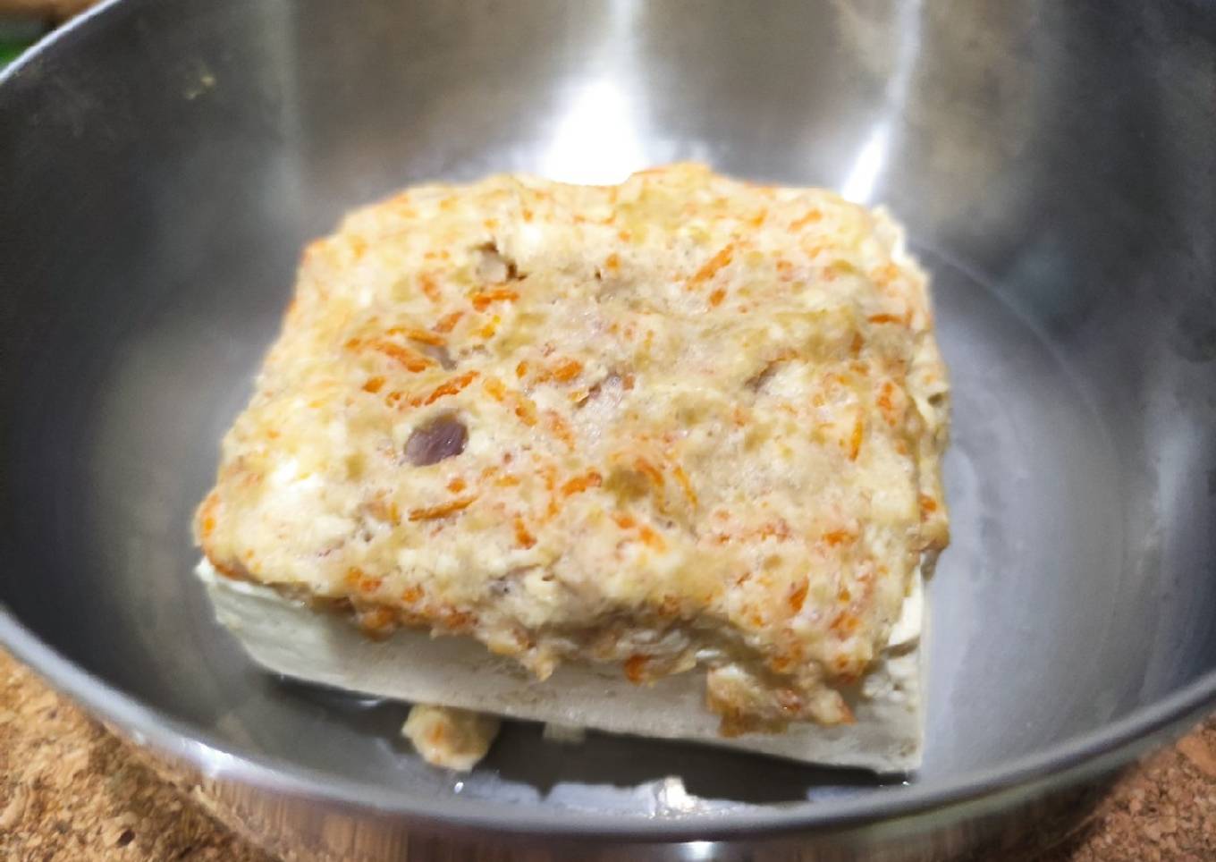 Mpasi Tahu kukus isi ayam babi