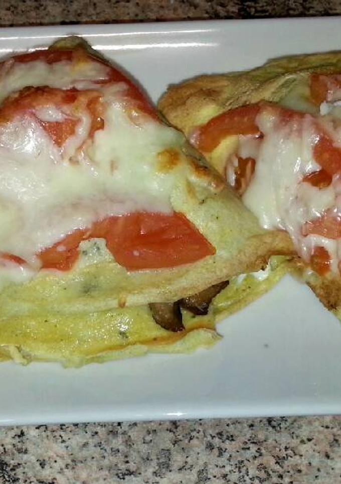 Una foto de Crepes de cúrcuma con relleno sorpresa