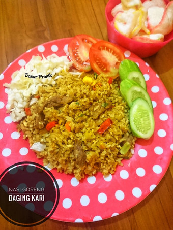 Anti Ribet, Buat Nasi Goreng Daging Bumbu Kari Enak Terbaru