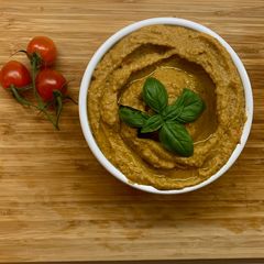 A picture of 15’ Moroccan Fava Bean Dip (Ful Madamous) #vegan #vegetarian.