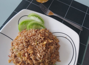 Una foto de Arroz especial chaufa