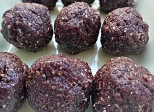 O poză a rețetei Bomboane vegane.