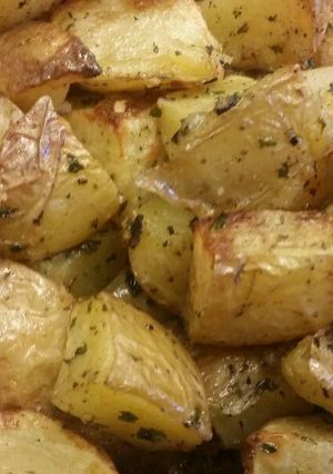 A picture of Bacon-Garlic Marinated Potatoes.