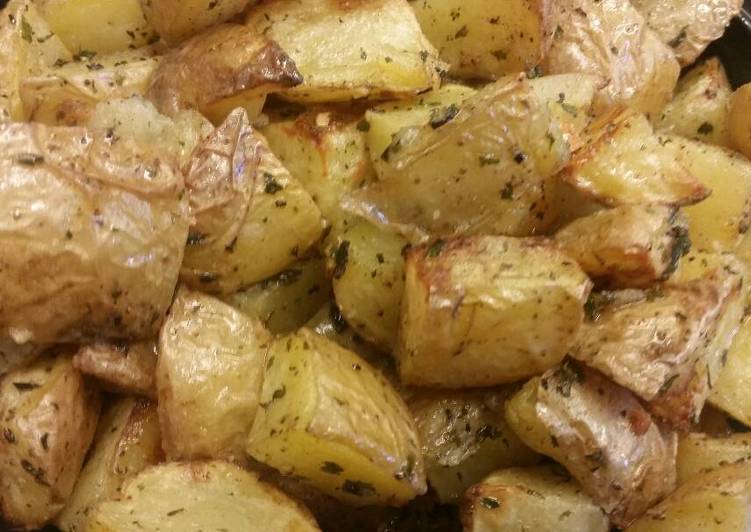 Simple Way to Cook Super Quick Bacon-Garlic Marinated Potatoes