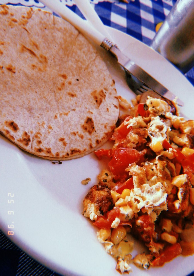 Una foto de Semi-omelette revuelto
