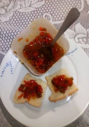 Una foto de Dip de Pimentón y Ají Dulce