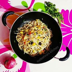 Chicken Sausage Noodles A picture of Chicken Sausage Noodles.
