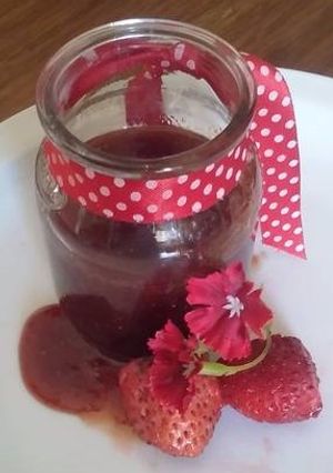 Una foto de Dulce de Frutillas