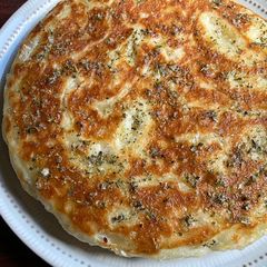 A picture of Pan-fried Easy Focaccia.