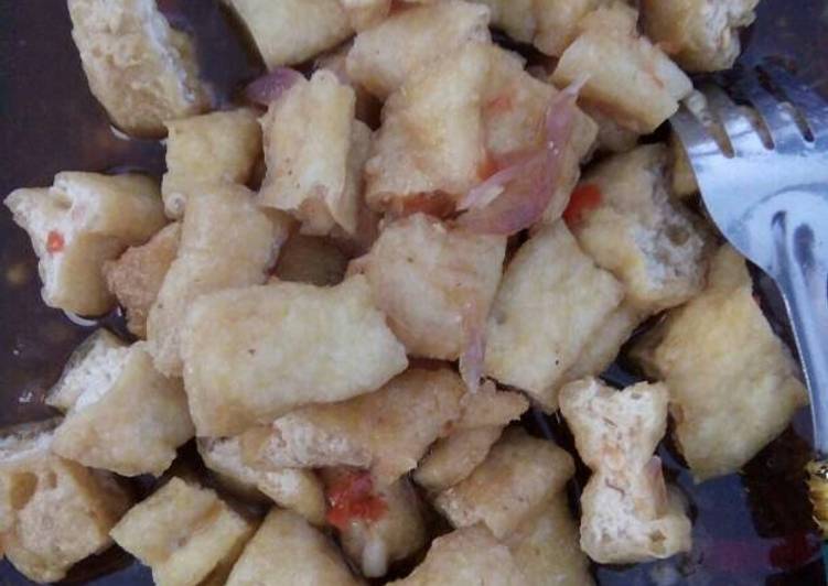 Tahu Gejrot ala saya