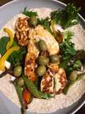 Wrap halloumi (queso blanco)