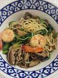 ผัดสปาเก็ตตี้ แบบผัดหมี่