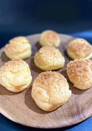 Foto resep Choux au Craquelin / sus vanila diplomat cream