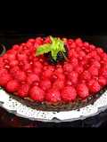 Crostata al Cioccolato con Ribes e Lamponi