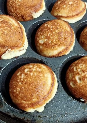 A picture of Wheat sweet paniyaram.