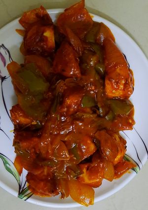 चिल्ली पनीर (Chilli paneer recipe in hindi) रेसिपी मुख्य फोटो
