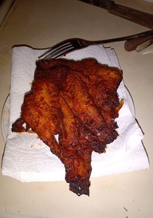 Una foto de Cecina de puerco enchilada en air fryer
