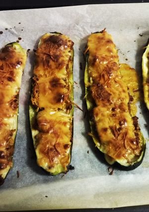 Una foto de Calabacines rellenos (zapallitos)
