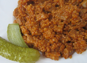 Tarhonyás hús recept fotója
