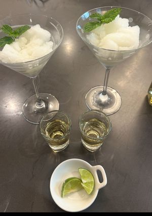 A picture of Margarita Sorbet.