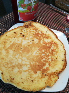 Una foto de Hot cakes el desayuno rápido