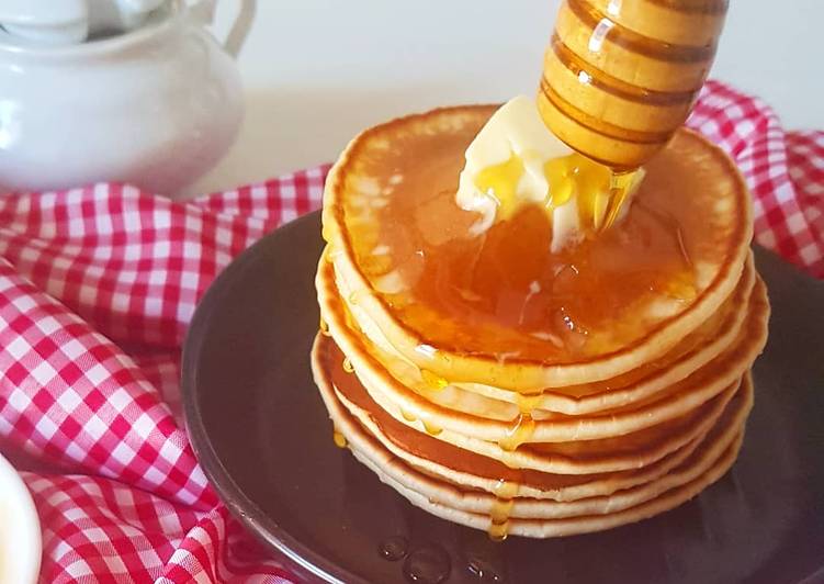 Recette Délicieux Recette pancakes ultra moelleux!🤤