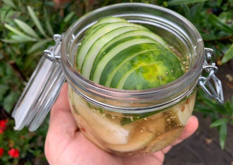 Simple Way to Prepare Any-night-of-the-week Pickled gherkin