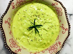 Hình của món Sốt Bơ Kem - Avocado Crema.