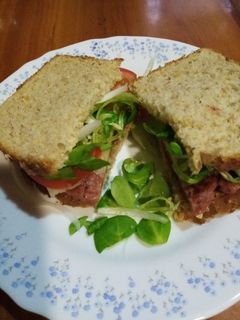 Una foto de Hamburguesa ibérica